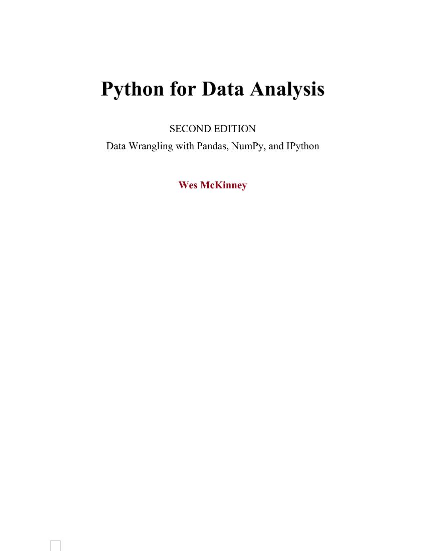 Python for Data Analysis_ Data - Wes McKinney-电子书-第2页