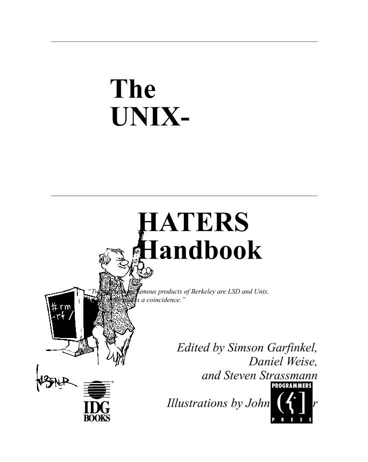 Wiley - The UNIX-Haters Handbook-电子书-第3页