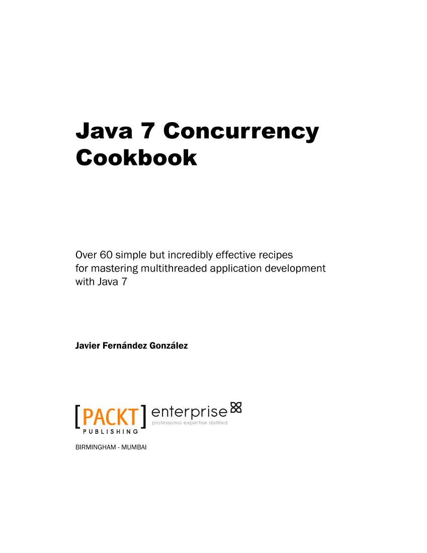 Java 7 Concurrency Cookbook-电子书-第2页