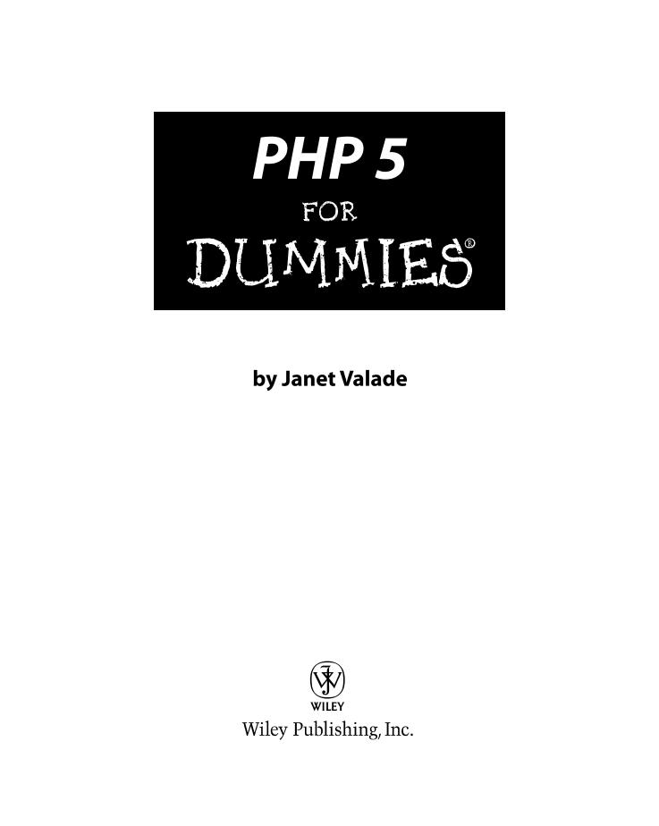 PHP 5 For Dummies-电子书-第2页