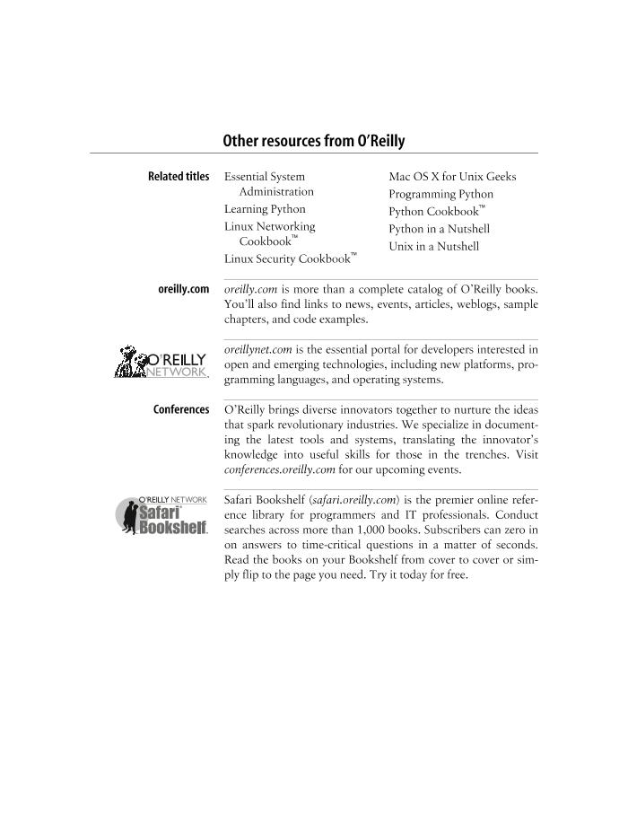 O'Reilly - Python for Unix and Linux System Administration (Sep 2008)-电子书-第3页