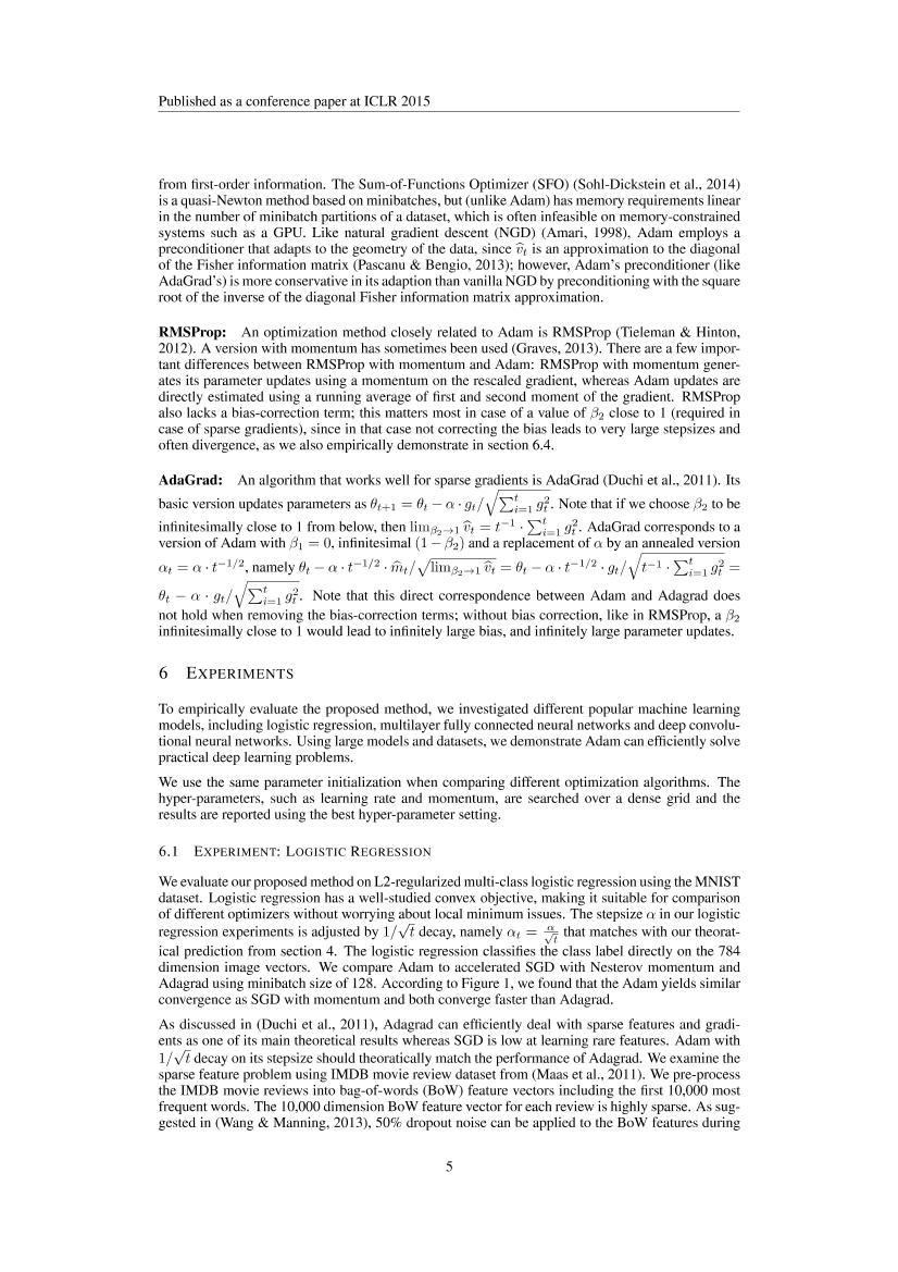 Kingma 和 Ba - 2014 - Adam A Method for Stochastic Optimization-电子书-第5页