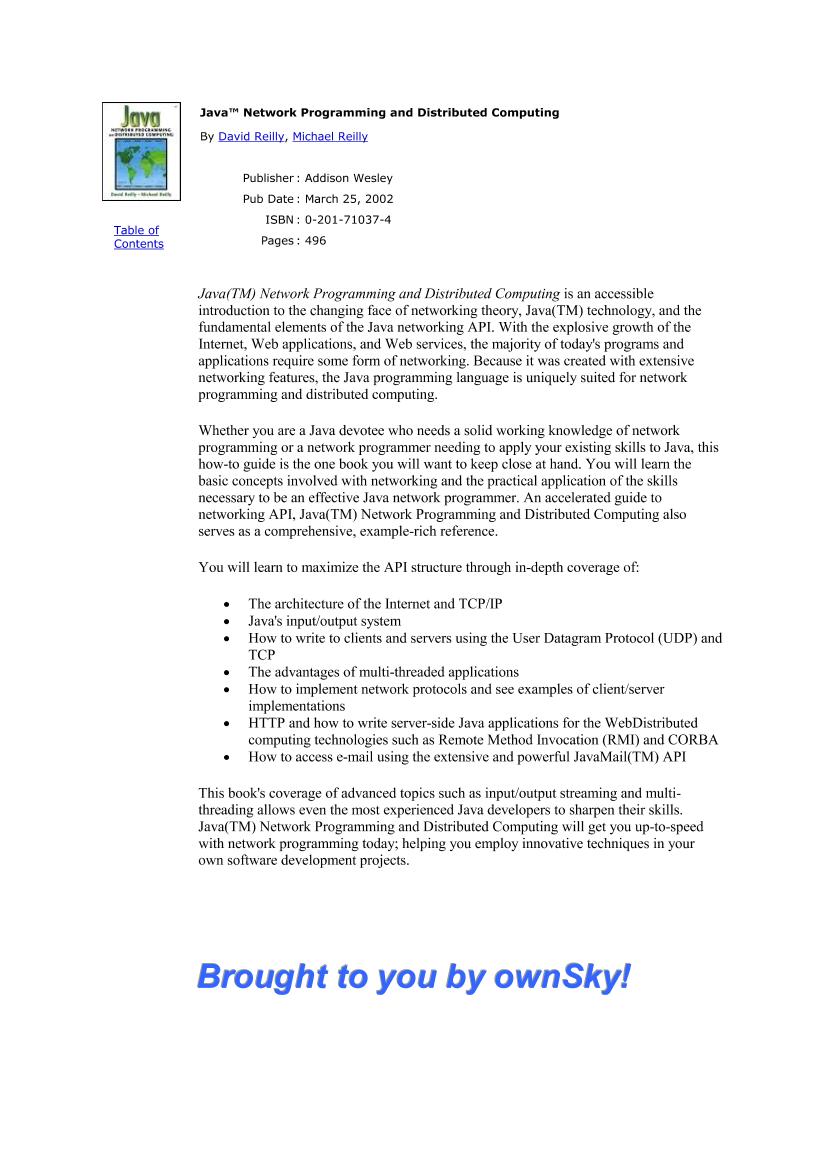 Java Network Programming and Distributed Computing-电子书-第2页