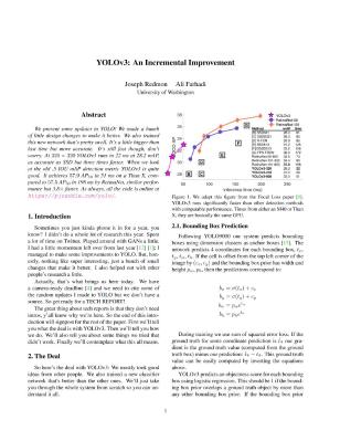 Farhadi - YOLOv3 An Incremental Improvement