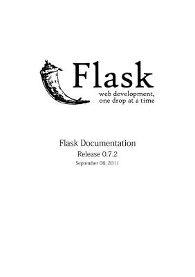 Python web框架.Flask中文手册