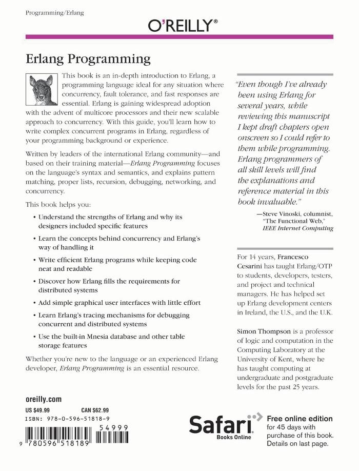 [Erlang编程指南].(Erlang.Programming).Francesco.Cesarini&Simon.Thompson.文字版-电子书-第2页