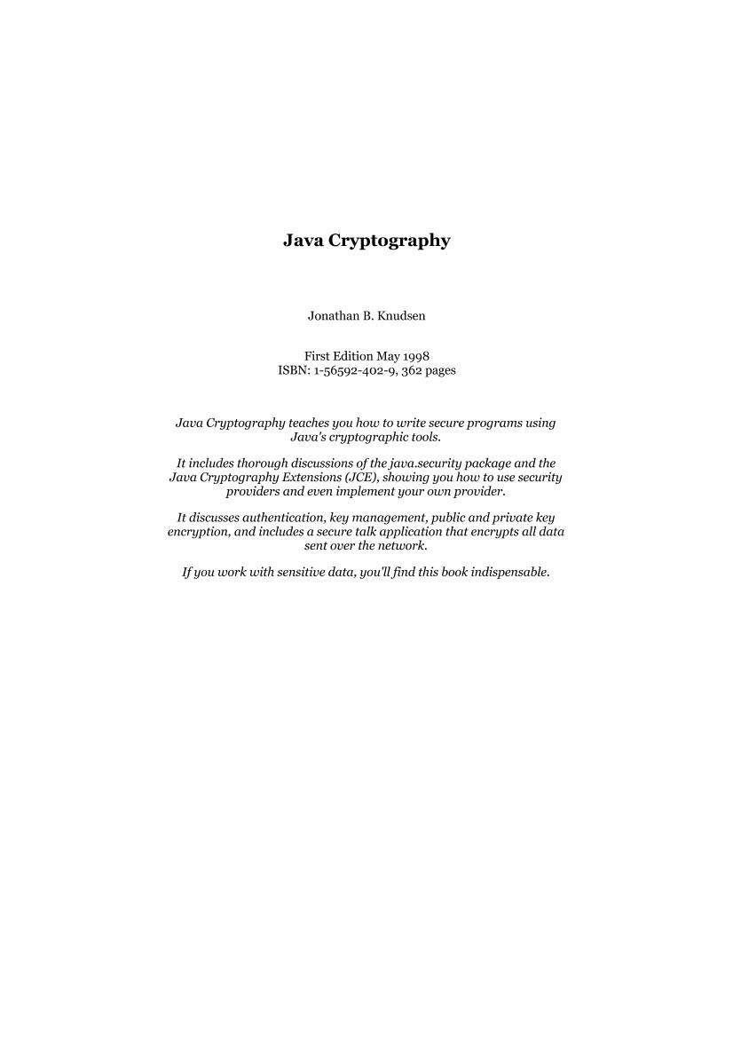 O'Reilly Java Cryptography-电子书-第2页