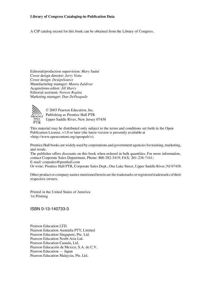 Intrusion Detection Systems with Snort - Prentice Hall - 2003-电子书-第4页