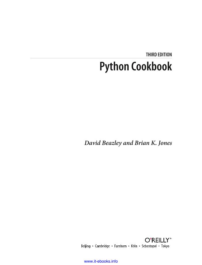 Python Cookbook, 3rd Edition-电子书-第3页