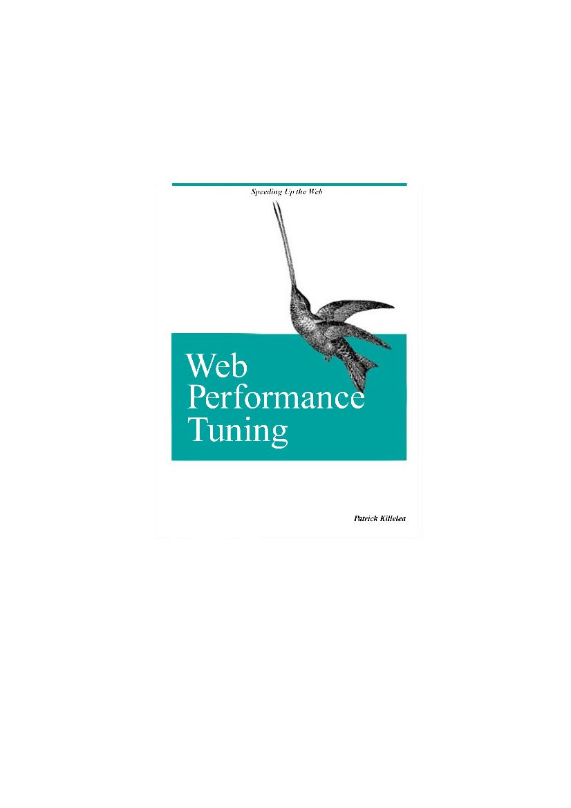 O'Reilly - web performance tuning-电子书-第1页