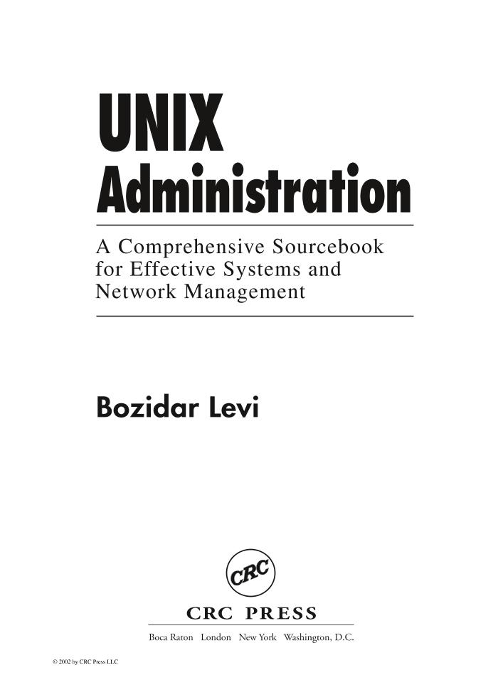 UNIX.Administration.A.Comprehensive.Sourcebook.for.Effective.Systems.and.Network.Management.eBook-EEn-电子书-第4页