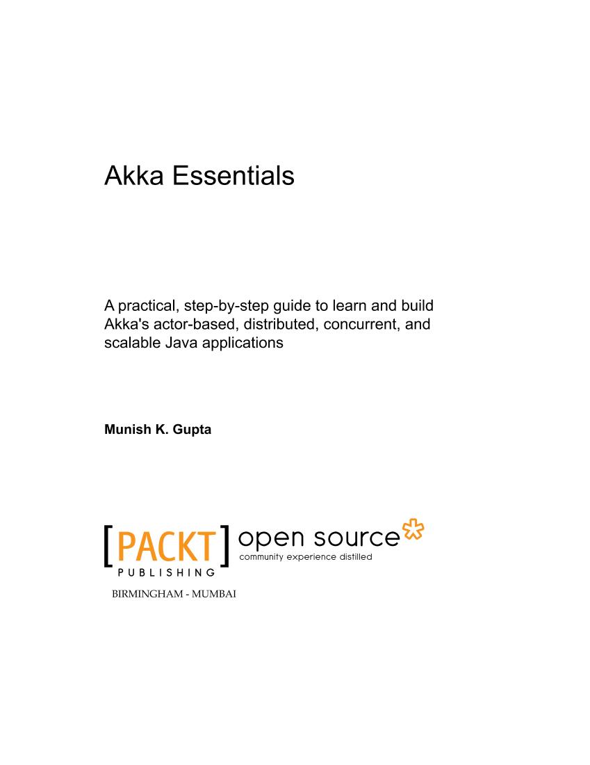 Akka Essentials-电子书-第2页