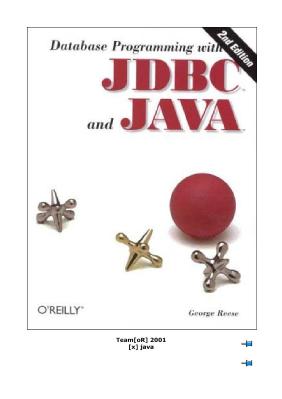 O'Reilly-Database Programming with JDBC and Java, Second Edi