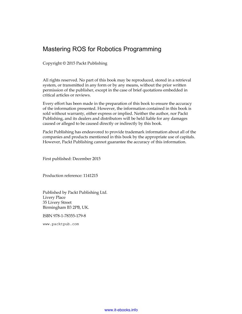 Mastering ROS for Robotics Programming-电子书-第3页