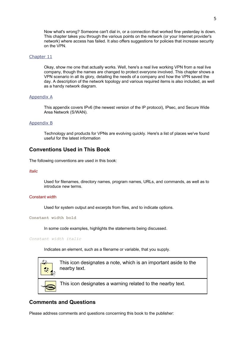 O'Reilly - VPN Second Edition(1999)-电子书-第5页