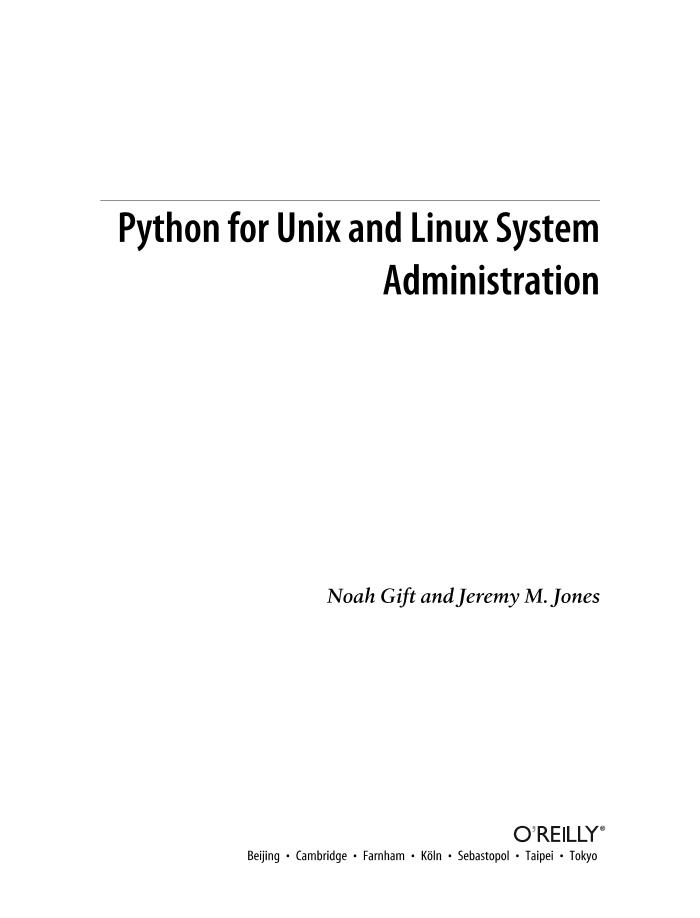 O'Reilly - Python for Unix and Linux System Administration (Sep 2008)-电子书-第4页