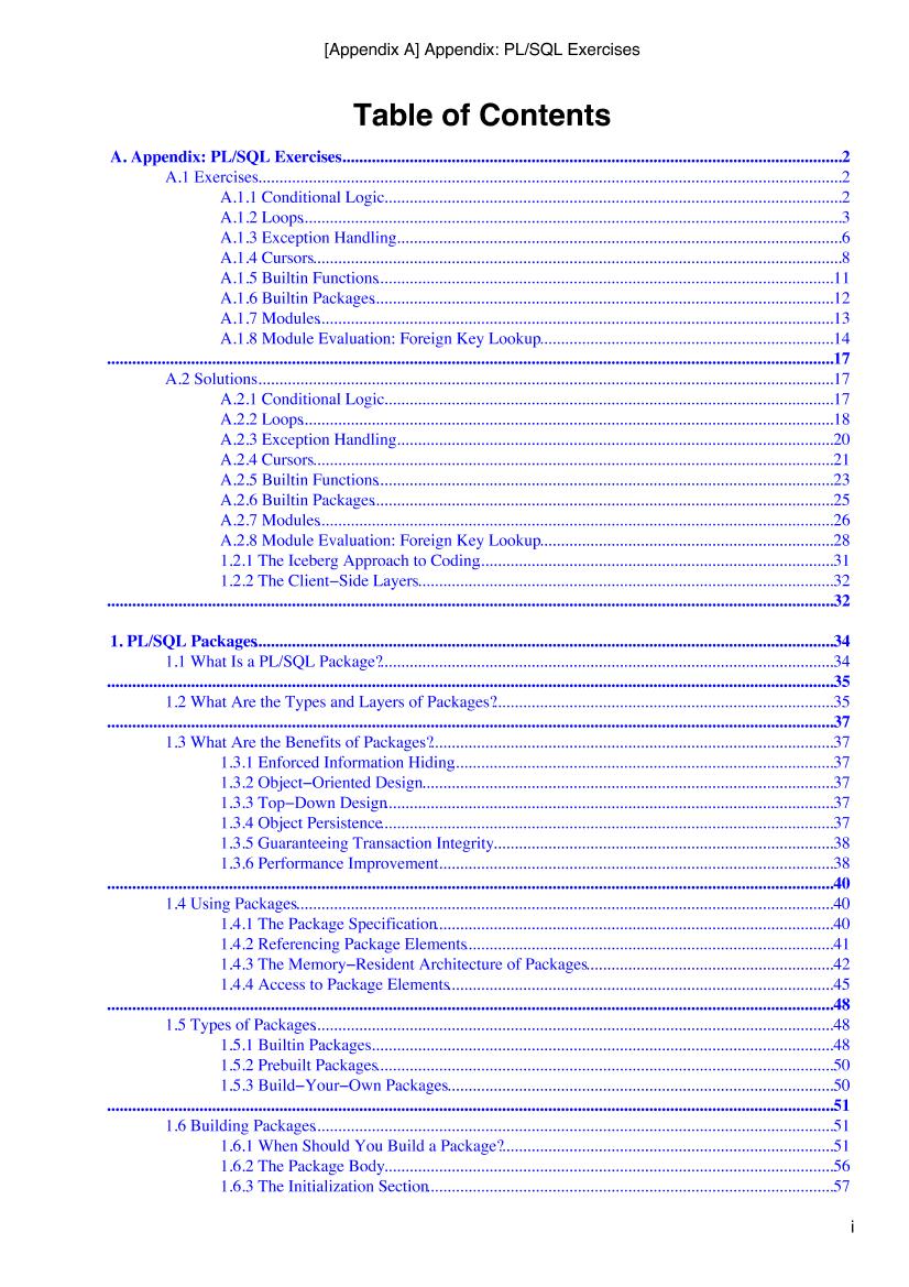 O'Reilly - Oracle - Advanced Programming With Packages-电子书-第2页