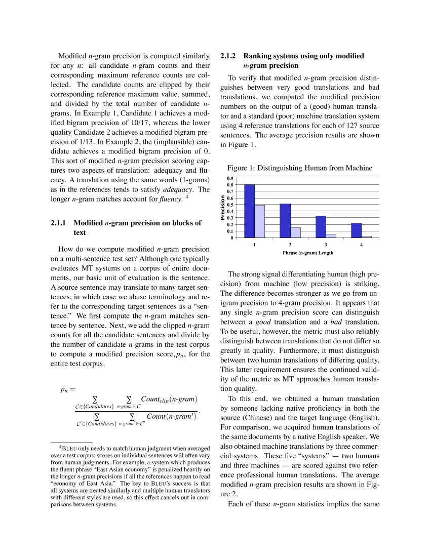 Papineni 等。 - 2001 - BLEU a method for automatic evaluation of machine-电子书-第4页