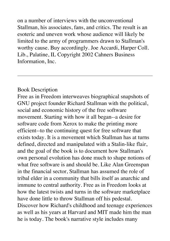 Williams, Sam - Free as in Freedom-Richard Stallman's Crusad-电子书-第3页