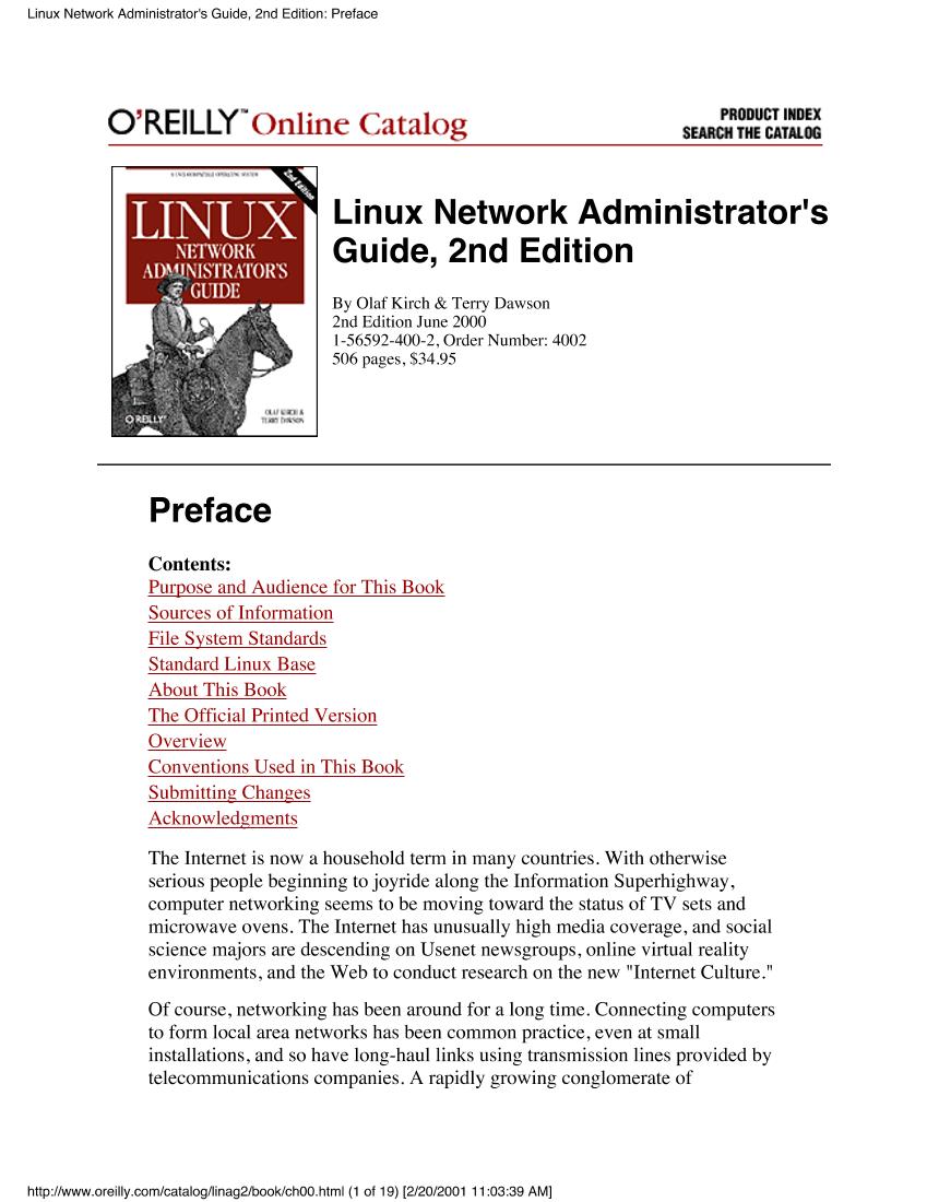 O'reilly - Linux Network Administrator's Guide - Second Edition-电子书-第3页