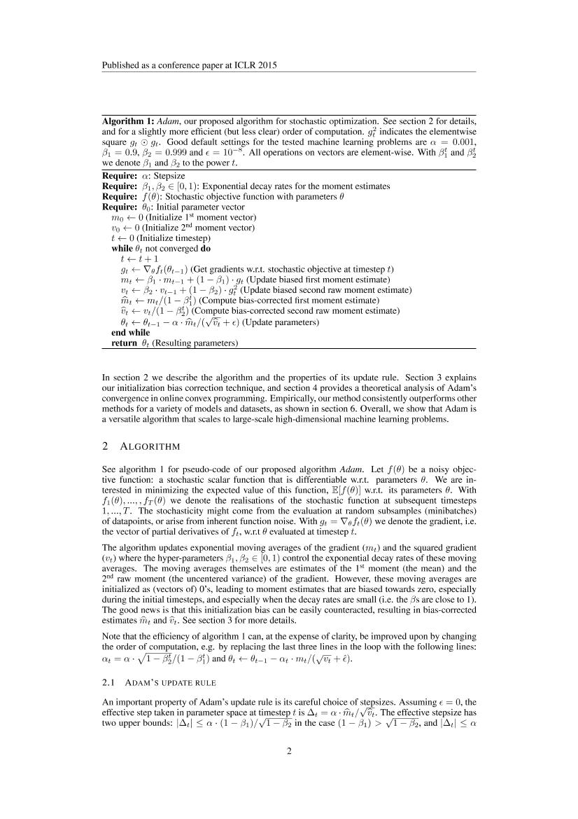 Kingma 和 Ba - 2014 - Adam A Method for Stochastic Optimization-电子书-第2页