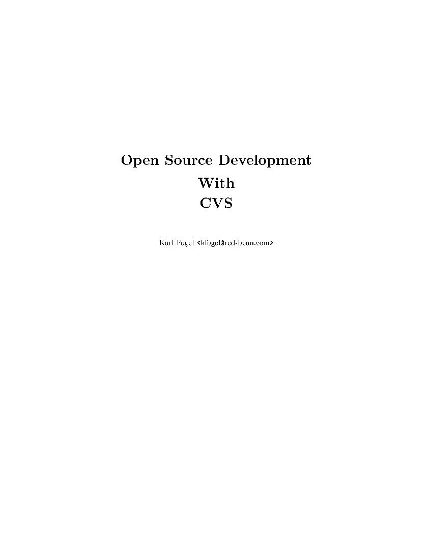 Coriolis - Open Source Development With CVS-电子书-第1页