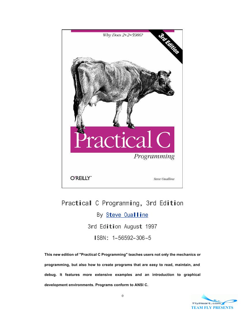 O' Reilly - Practical C Programming 3rd Edition-电子书-第1页