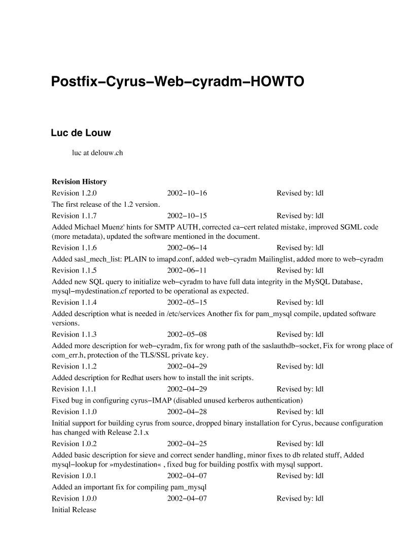 Postfix-Cyrus-Web-cyradm-HOWTO-电子书-第1页