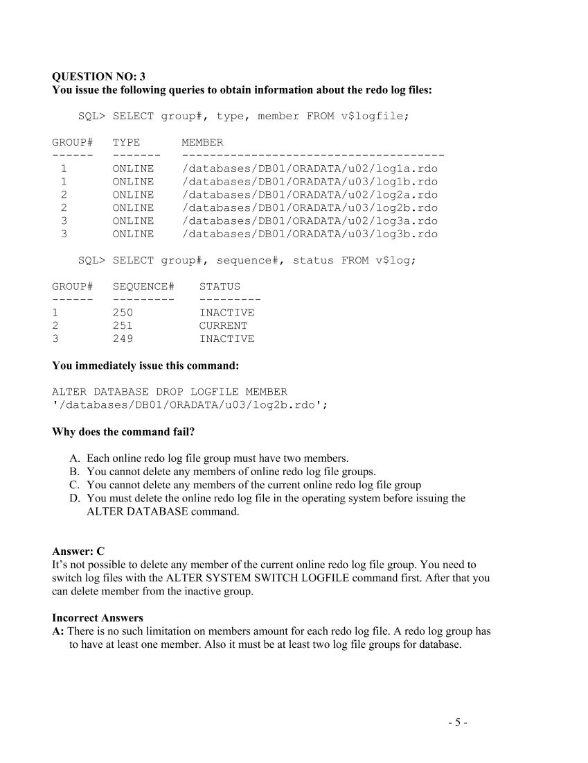 ITCertify - Oracle 9i 1Z0-031 Database Fundamentals I v15[1][1].0-电子书-第5页