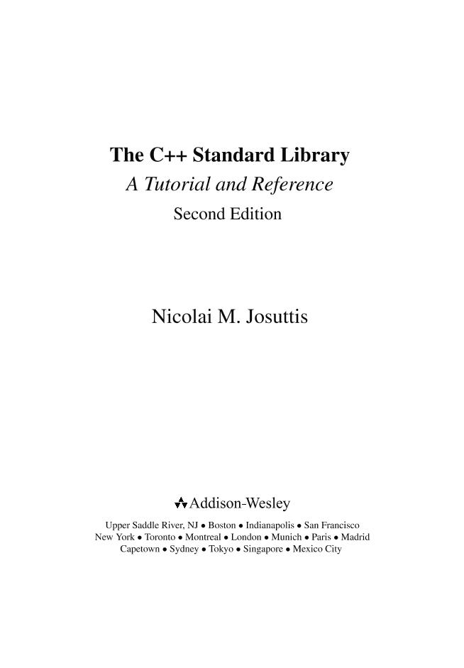 The C++Standard Library - 2nd Edition-电子书-第4页