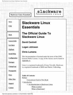 Slackware Linux Essentials