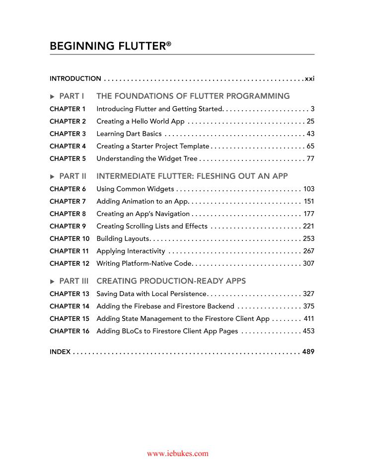 Beginning Flutter-电子书-第1页