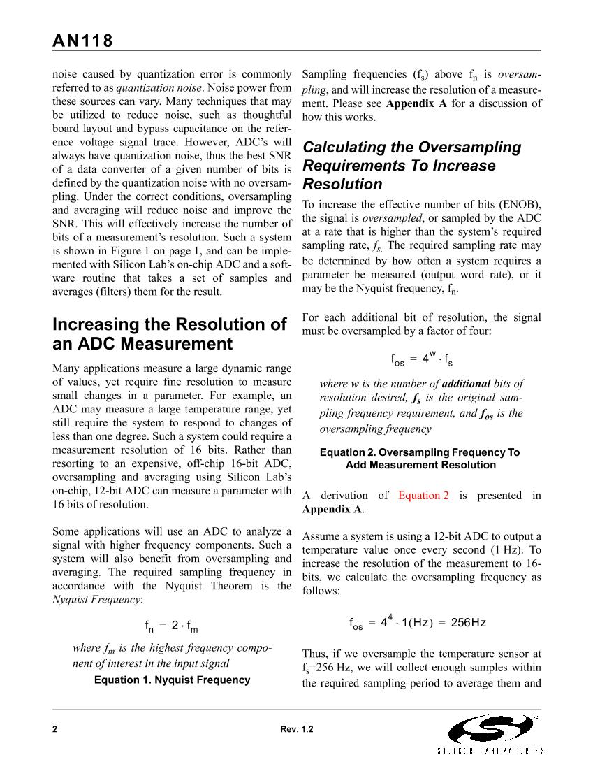 IMPROVING ADC RESOLUTION BY OVERSAMPLING AND AVERAGING-电子书-第2页