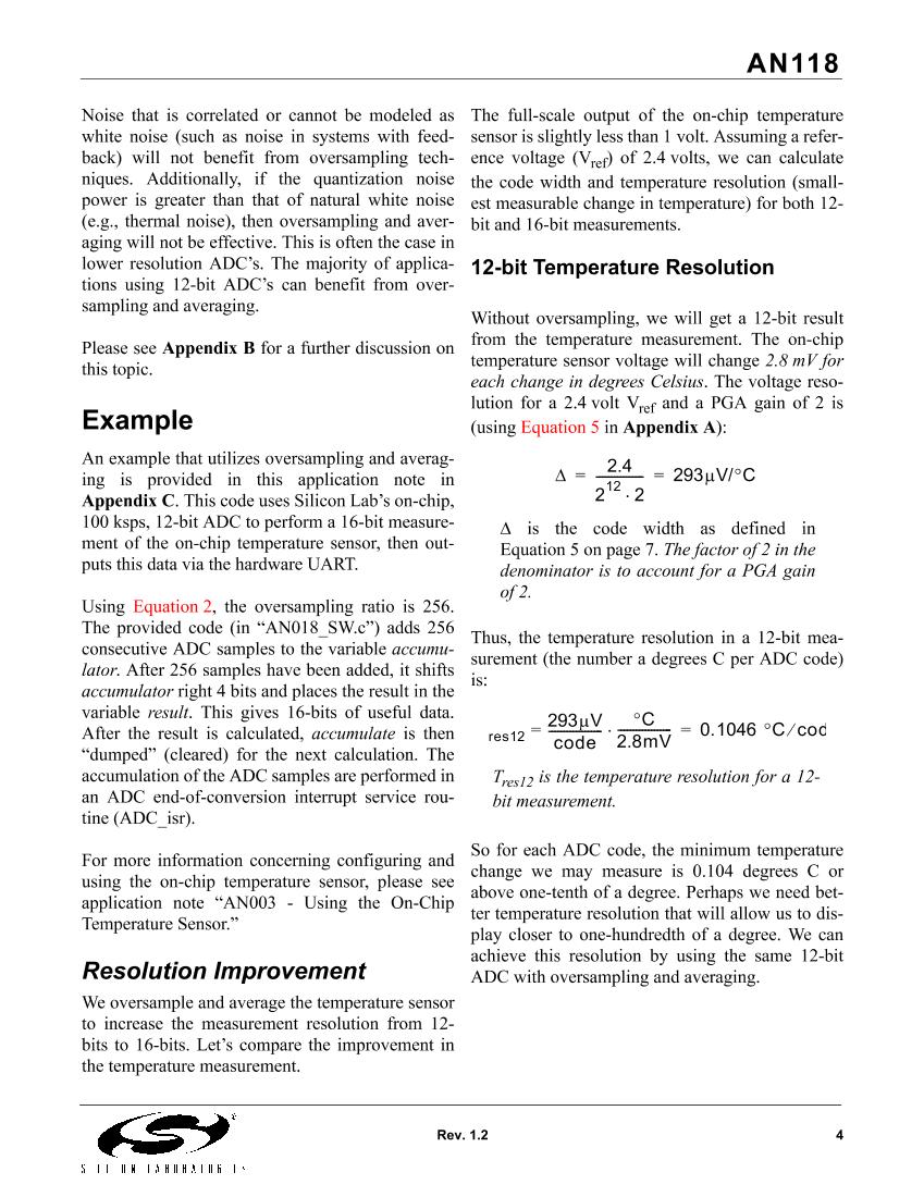 IMPROVING ADC RESOLUTION BY OVERSAMPLING AND AVERAGING-电子书-第4页