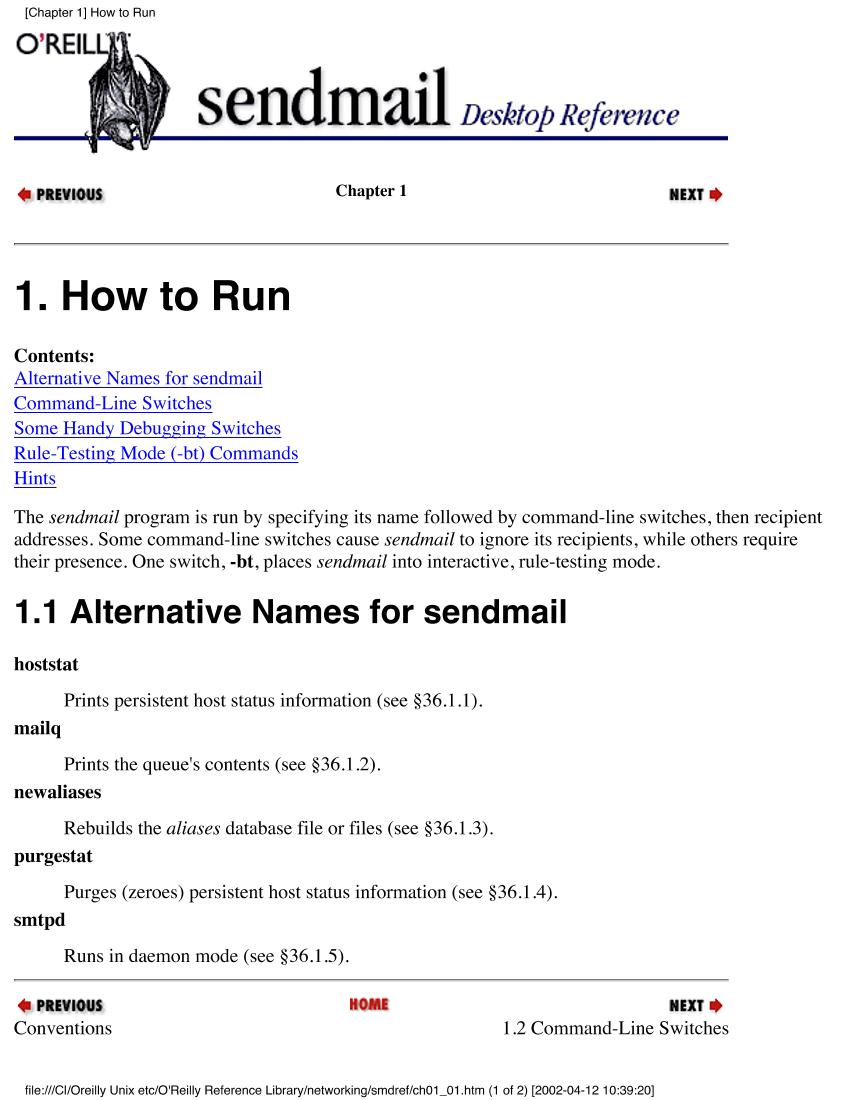 (ebook) O'Reilly - sendmail Desktop Reference.-电子书-第4页