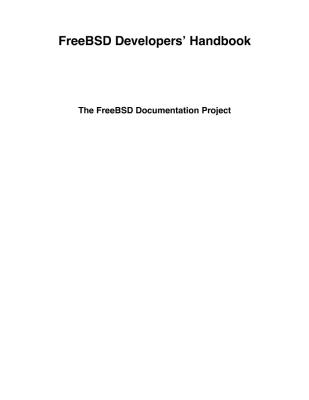 FreeBSD Developers' Handbook