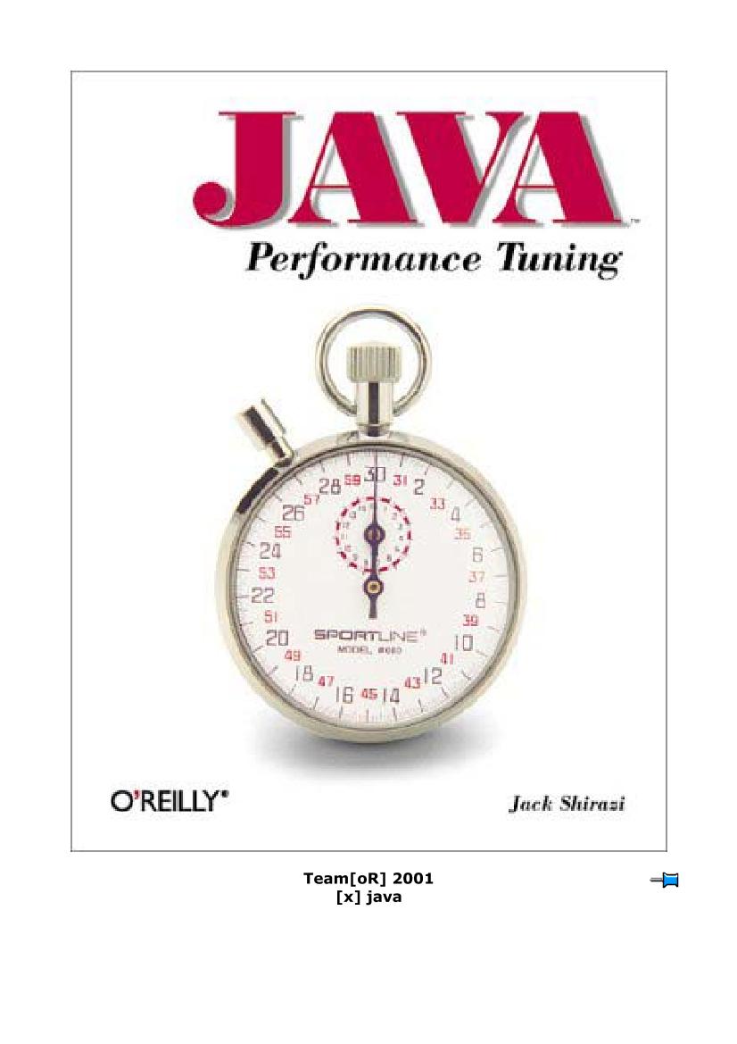 (O'Reilly) - Java Performance Tuning-电子书-第1页