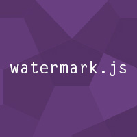 Watermark.js 帮助文档