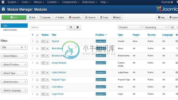 Joomla Syndicate模块