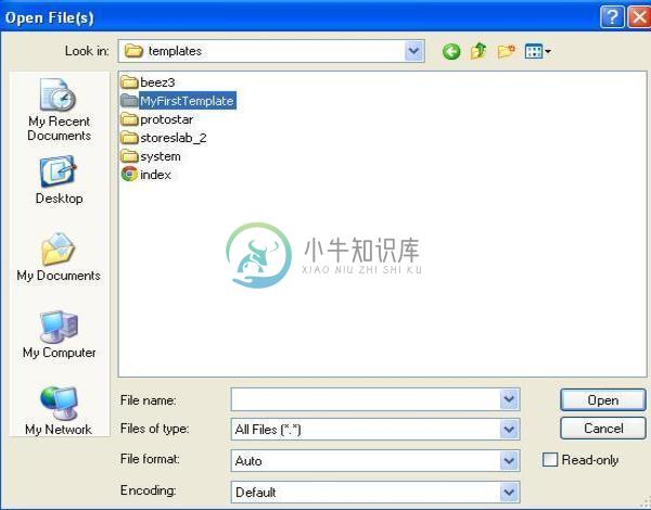 Joomla创建模板