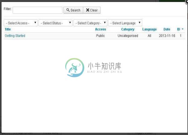 joomla添加内容