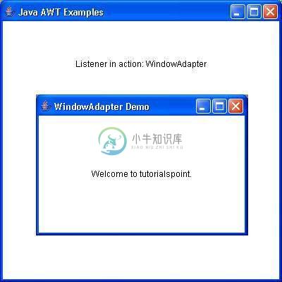 AWT WindowAdapter