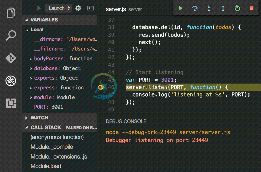 Streamlined Debugging