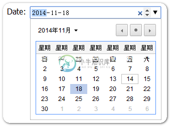 日期选择框