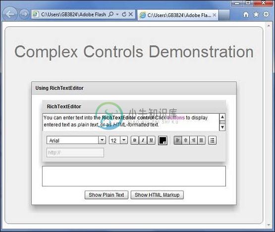 Flex RichTextEditor控件