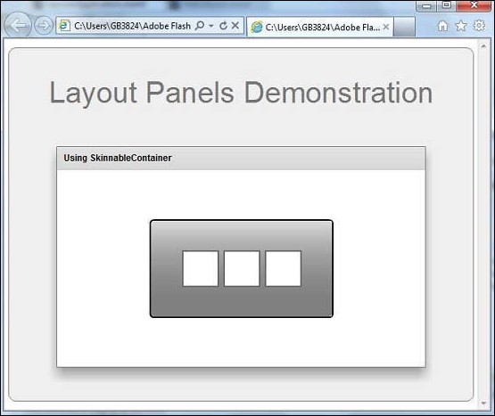 Flex SkinnableContainer