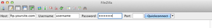 使用 FileZilla 连接到 FTP 服务器