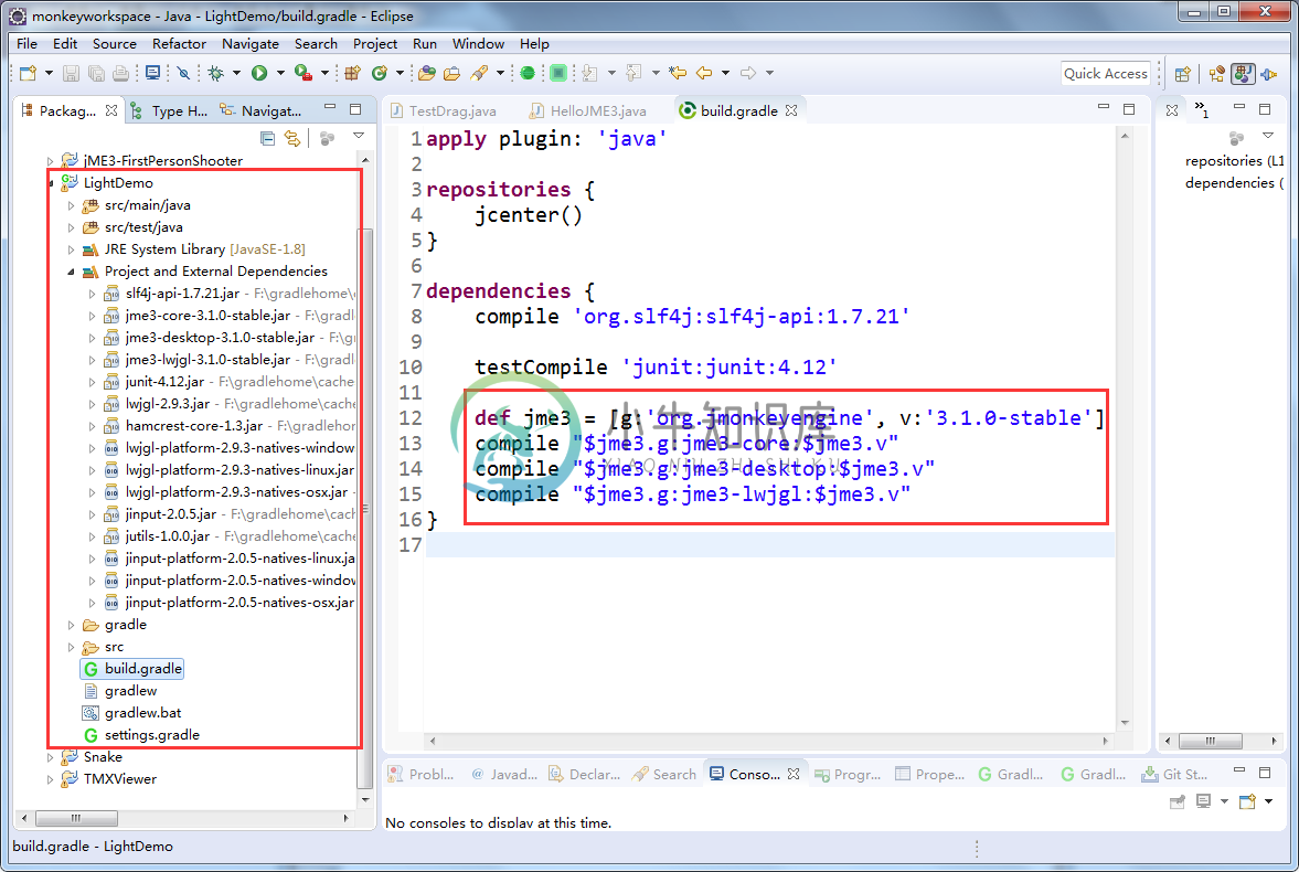 Eclipse with Gradle