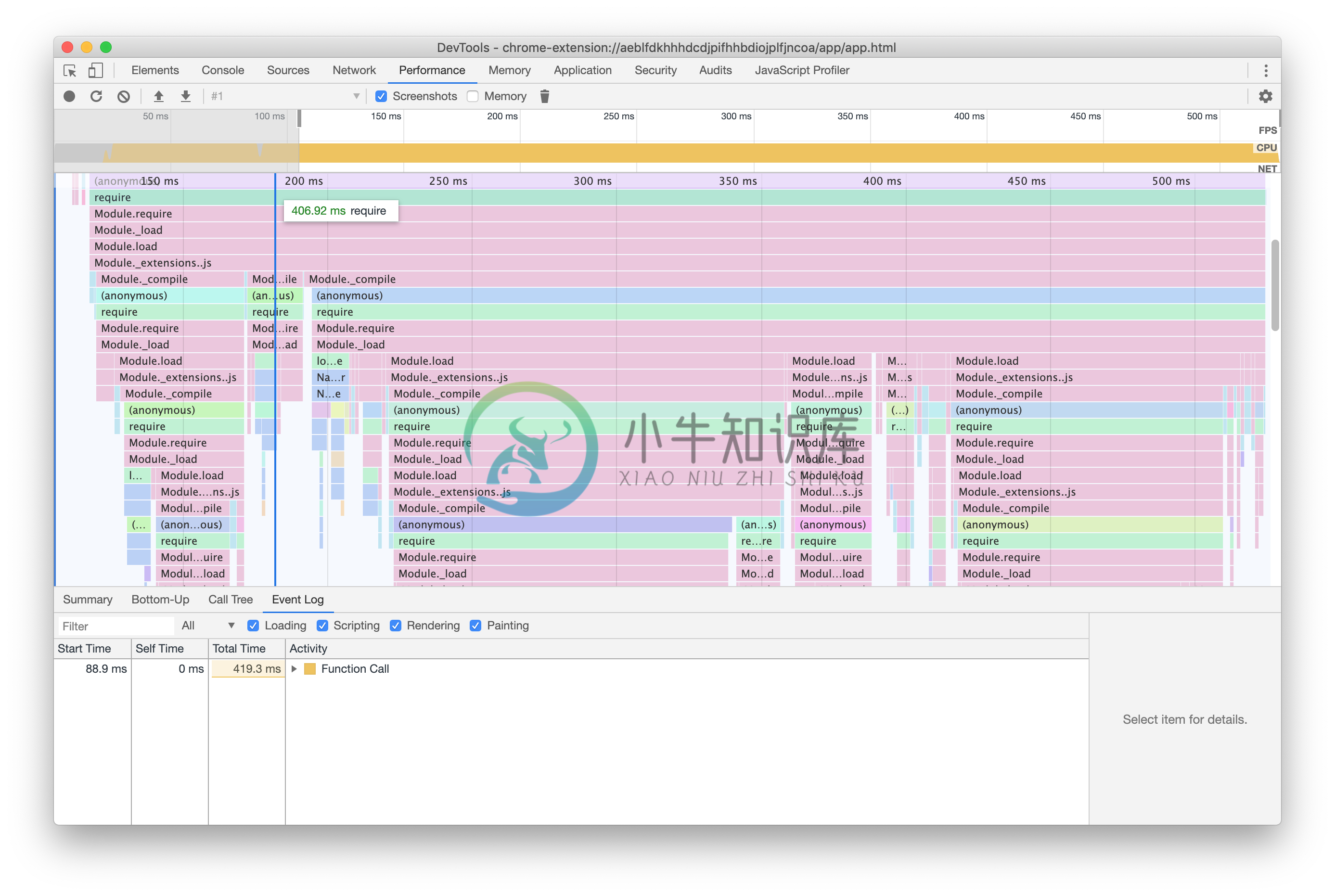 Performance CPU Profile