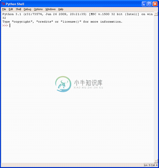 [Windows Python Shell, Python 的图形化交互 Shell]